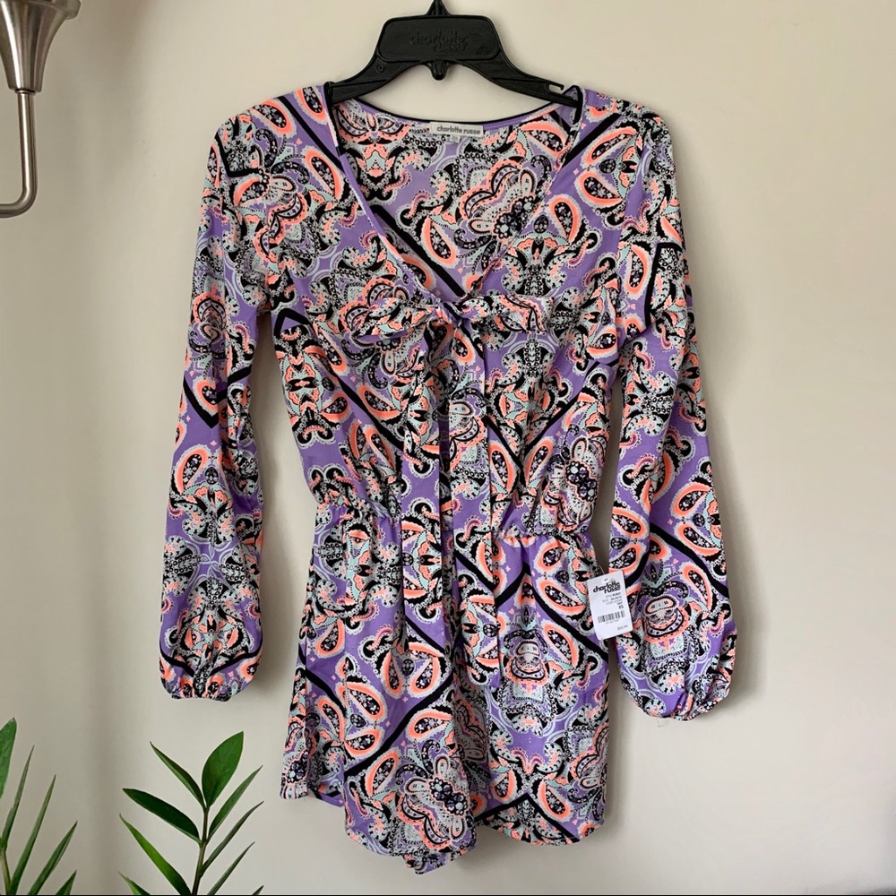 NEVER WORN! Paisley print romper